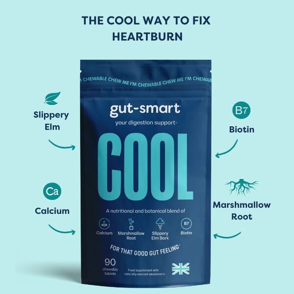 gut-smart COOL 90s - Natural Heartburn & Acid Reflux Relief