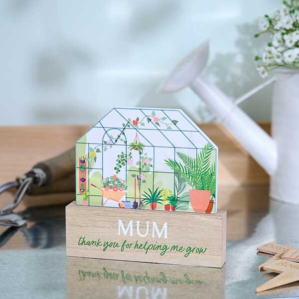 The Cottage Garden Greenhouse Plaque 'Mum'