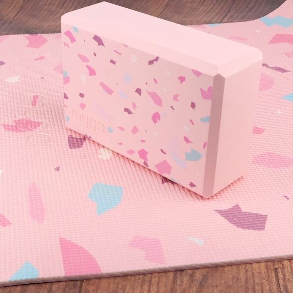 Myga Foam Yoga Block - Terrazzo