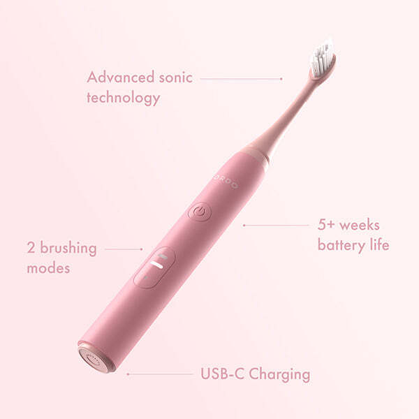 Ordo Sonic Lite Electric Toothbrush - Petal