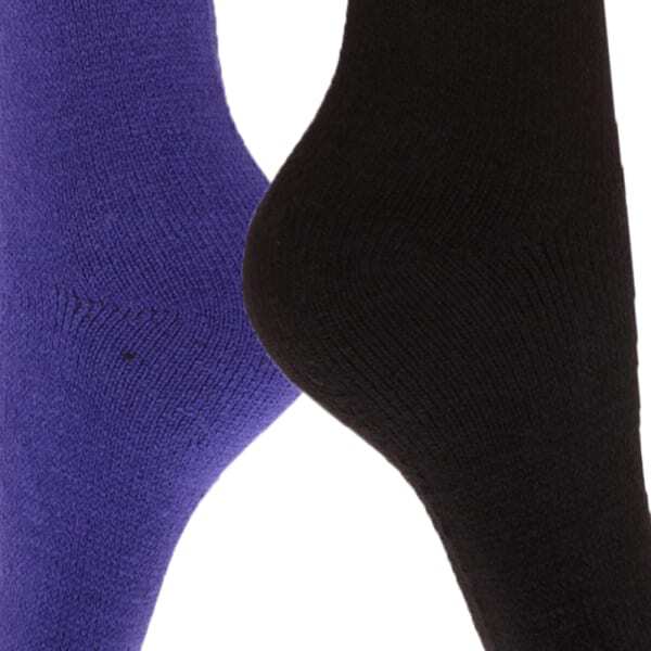 Floso Womens Wellington/Welly Socks (2 Pairs) (UK Shoe 4-7)