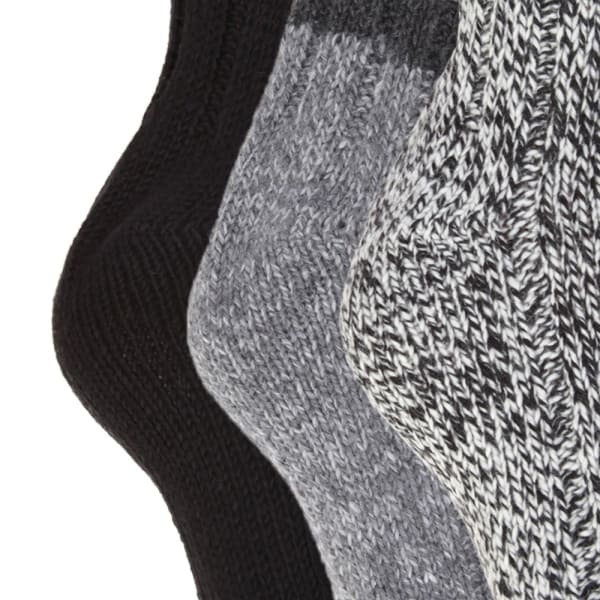 FLOSO Ladies/Womens Chunky Socks (Pack Of 3) (UK Shoe 4-7)