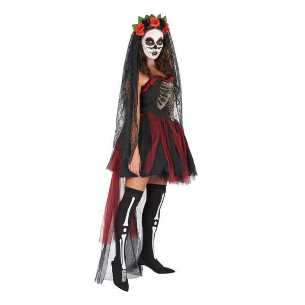 Orion Costumes Day of the Dead Dress Small