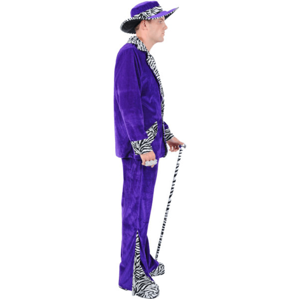 Orion Costumes Adult Purple Pimp Costume & Hat Small