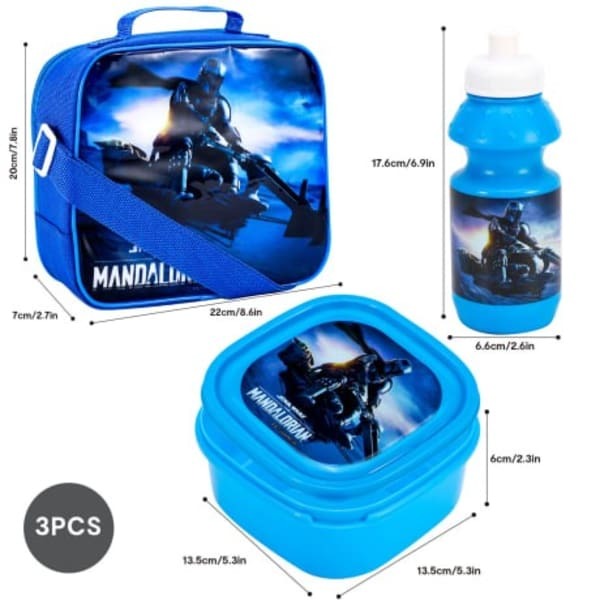 Star Wars: The Mandalorian Kids Lunch Box Set