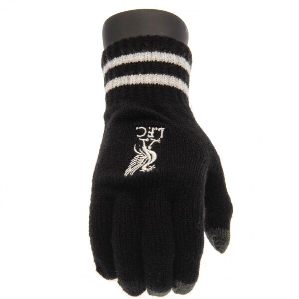 Liverpool FC Kids Knitted Crest Touch Gloves