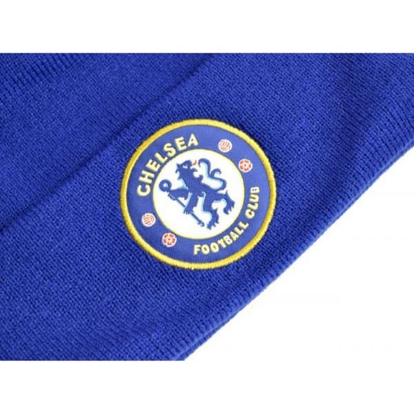 Chelsea FC Knitted Crest Turn Up Hat