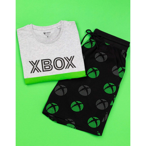 Xbox Mens Gamer T-Shirt & Shorts Set (XL)