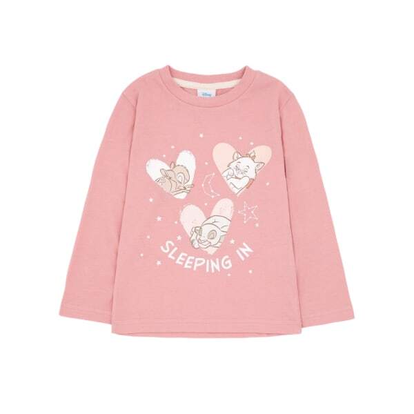 Disney Girls Sleeping In Long Pyjama Set (7-8 Years)