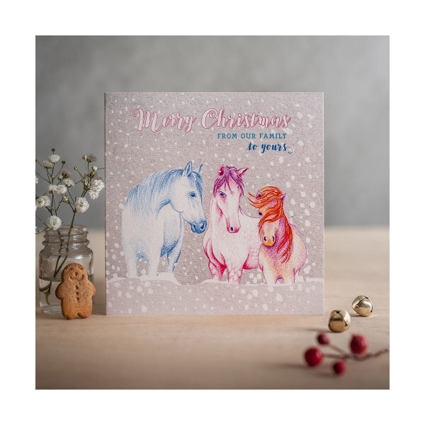 Deckled Edge Christmas Card