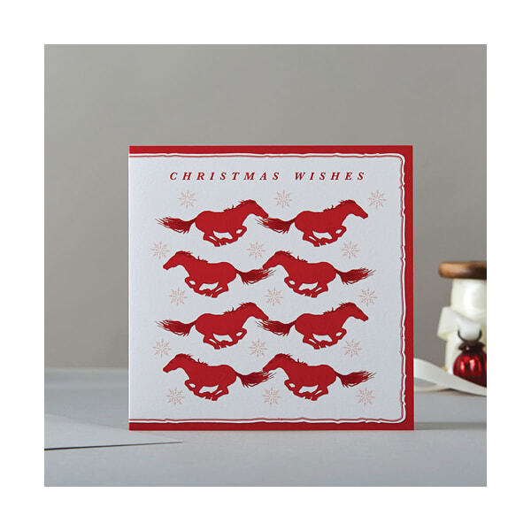 Deckled Edge Christmas Card