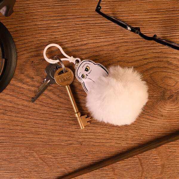 Harry Potter Pom Pom Hedwig Keyring