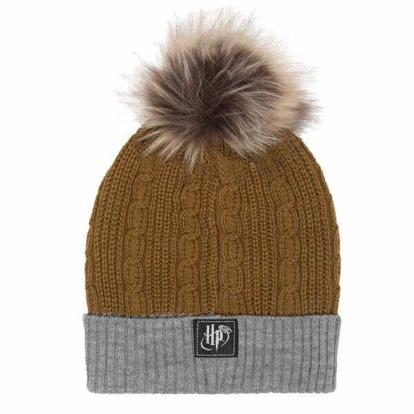 Harry Potter Hufflepuff Pom Pom Beanie