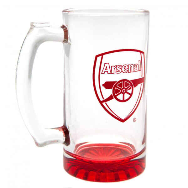 Arsenal FC Stein Glass Tankard