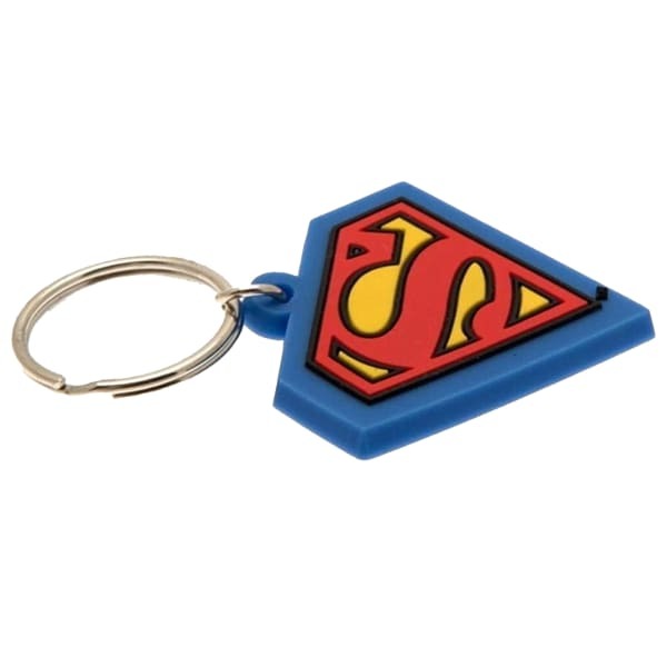 Superman Shield Rubber Keyring