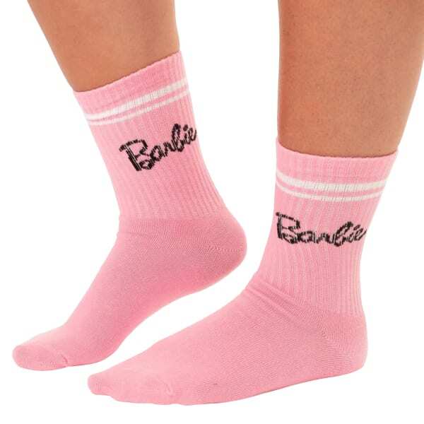 Barbie Womens Socks (Pack of 3) (4-7)