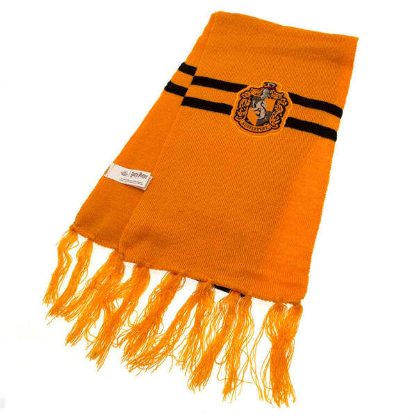 Harry Potter Kids Hufflepuff Crest Hat And Scarf Set