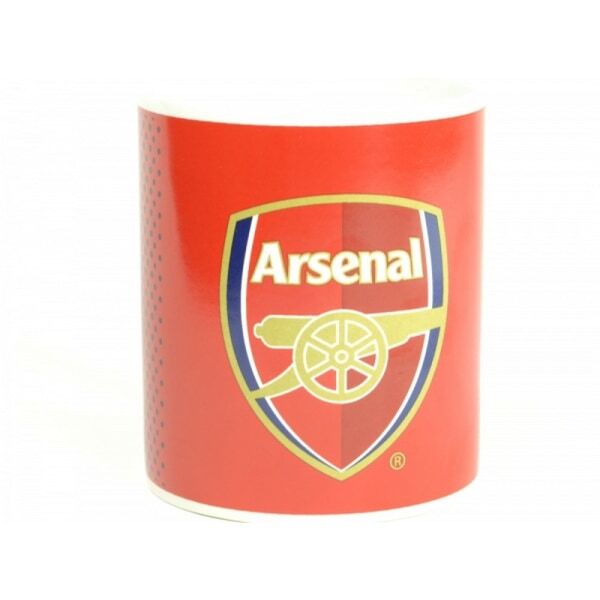 Arsenal FC Official Fade Design Crest Mug