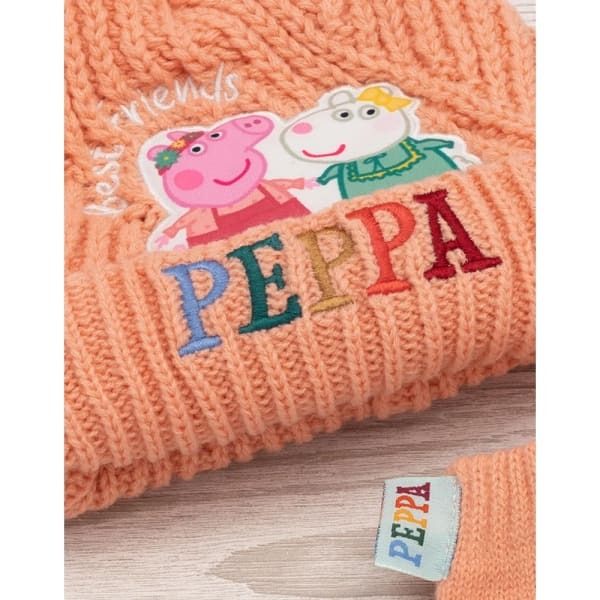 Peppa Pig Kids Hat And Gloves Set