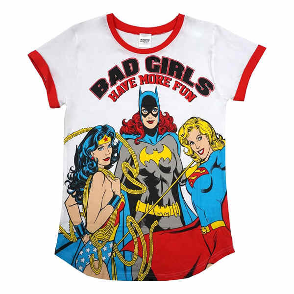 DC Comics Justice League Womens Bad Womens Pyjama Set (8/10)