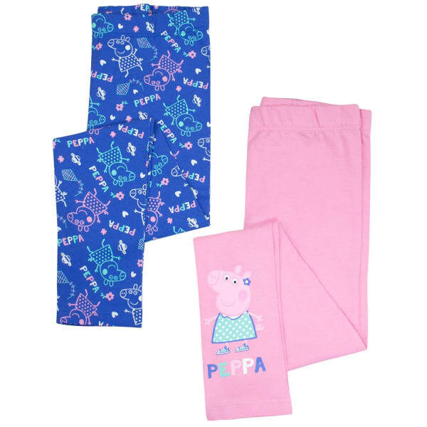 Peppa Pig Girls Leggings (Pack of 2) (12-18 Months)