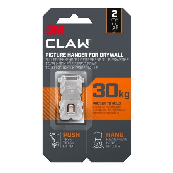 3M Claw Wall Hanger (171mm x 98mm x 20mm)