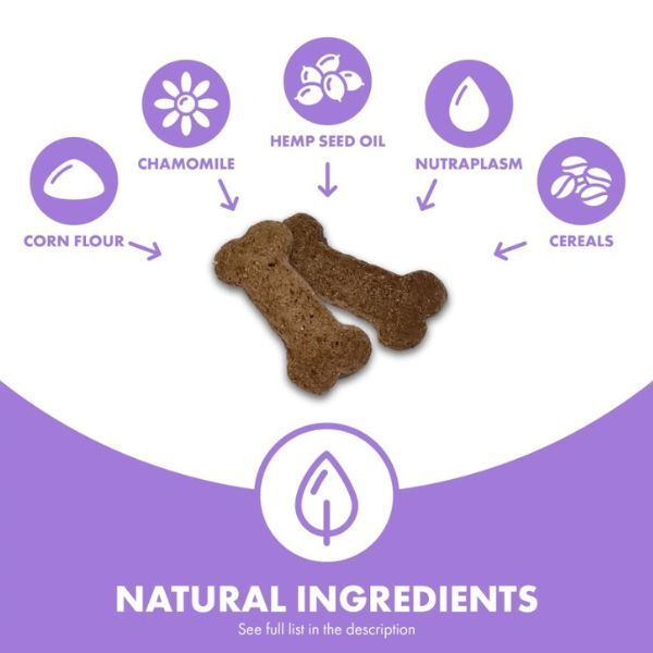 DotDotPet Multifit Dog Functional Treats 60 Mini Bones