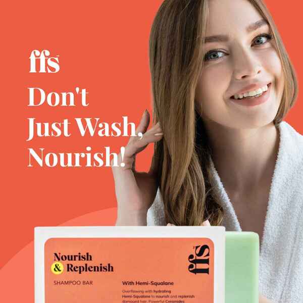 FFS Beauty Nourish & Replenish Shampoo Soap Bar 60g