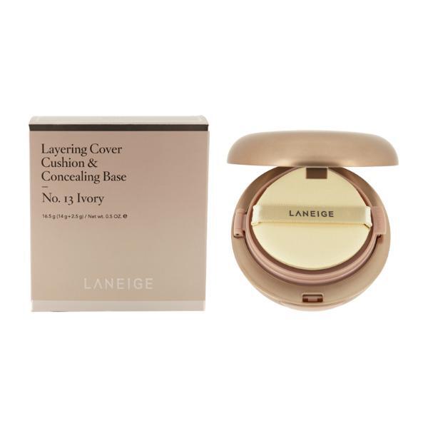 Laneige Layering Cover Cushion & Concealing Base No.13 Ivory