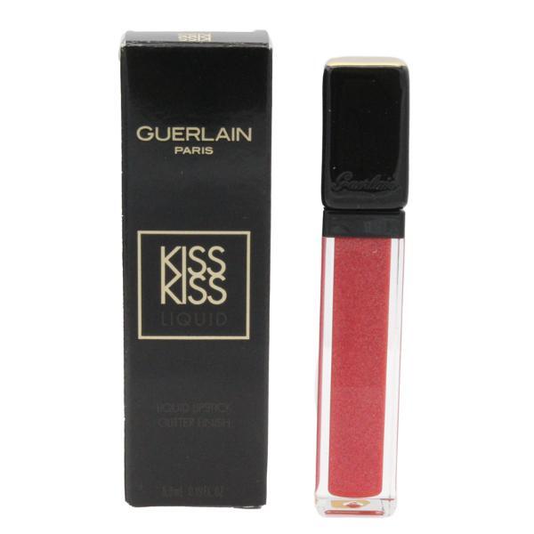 Guerlain Kiss Kiss Red Liquid Lipstick L323 Wow Glitter