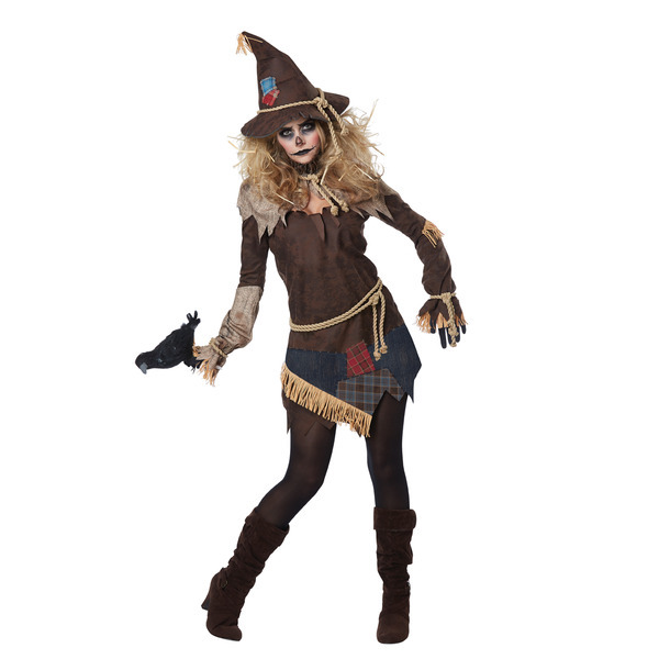 California Costumes Ladies Creepy Scarecrow Large