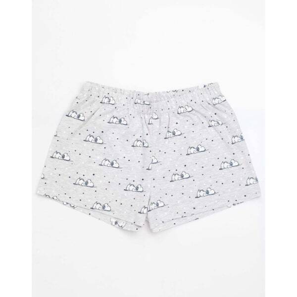 Snoopy Womens Short Pyjama Set (S)