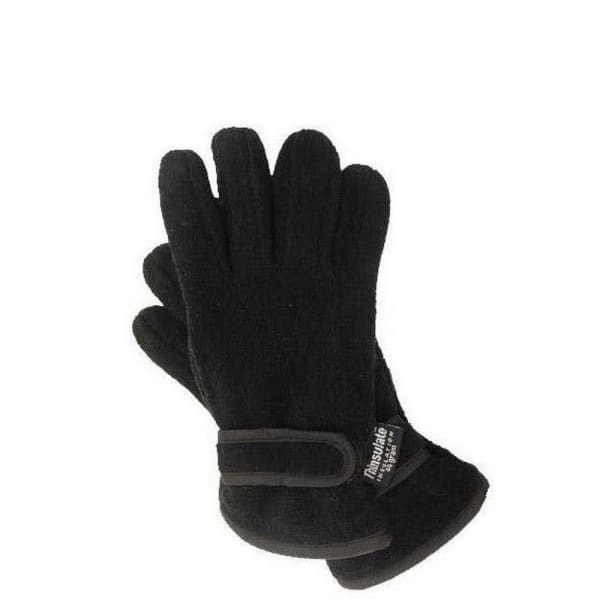 FLOSO Kids Fleece Gloves With Palm Grip (3M 40g) (6/7 Yrs)