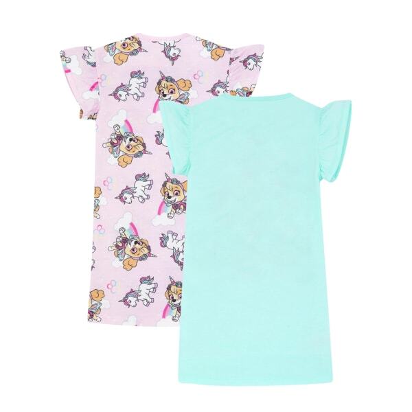 Paw Patrol Girls Unicorn Nightie (Pack of 2) (5-6 Years)