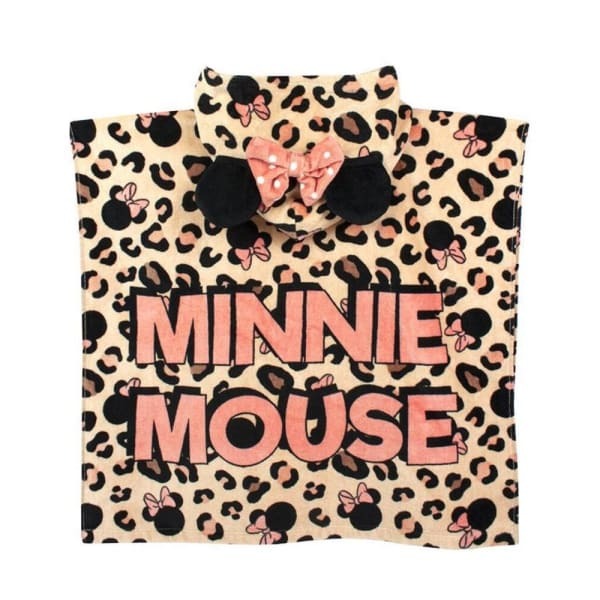 Disney Girls Minnie Mouse Swimsuit & Poncho Set (5-6 Years)