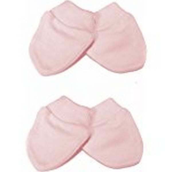 Baby Newborn Elasticated Scratch Mittens (Pack Of 2 Pairs)