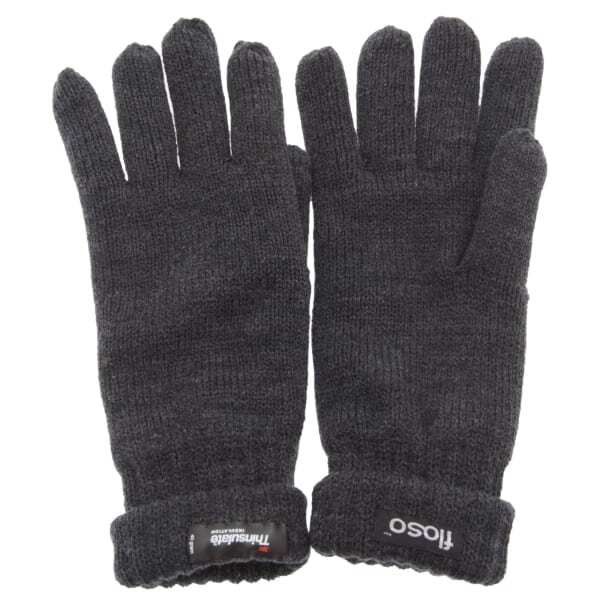 FLOSO Mens Knitted Gloves (3M 40g) (One Size Fits All)