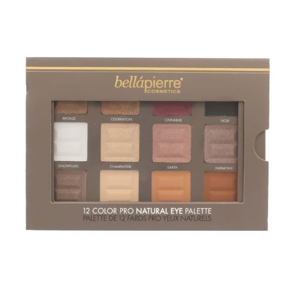 Bellapierre 12 Colour Pro Natural Eyeshadow Palette