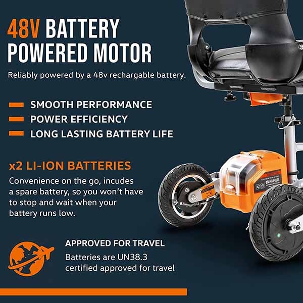 SuperHandy Comfort Folding Mobility Scooter