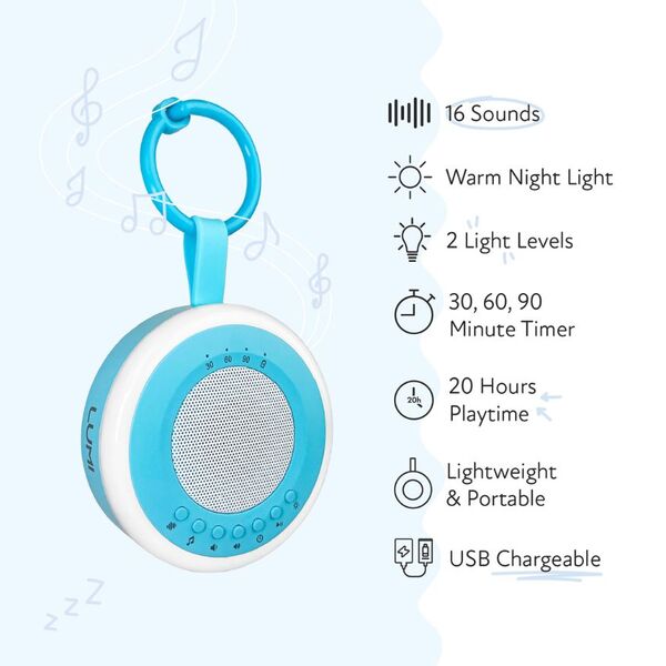 LUMI Portable White Noise Machine