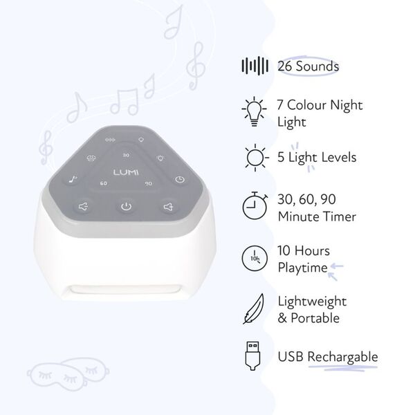 LUMI Original White Noise Machine Pro