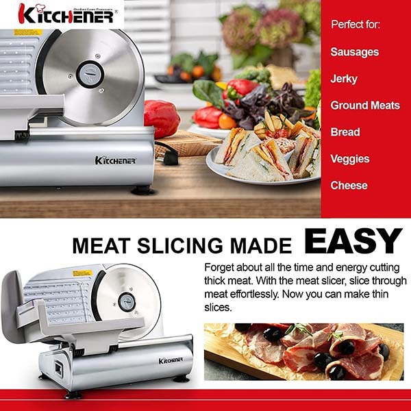 Kitchener - Professional Stainless Steel Food Slicer