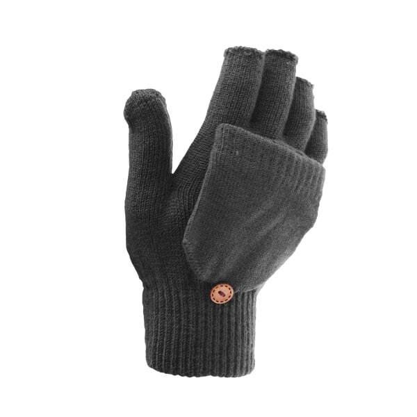 FLOSO Ladies/Womens Winter Capped Fingerless Magic Gloves