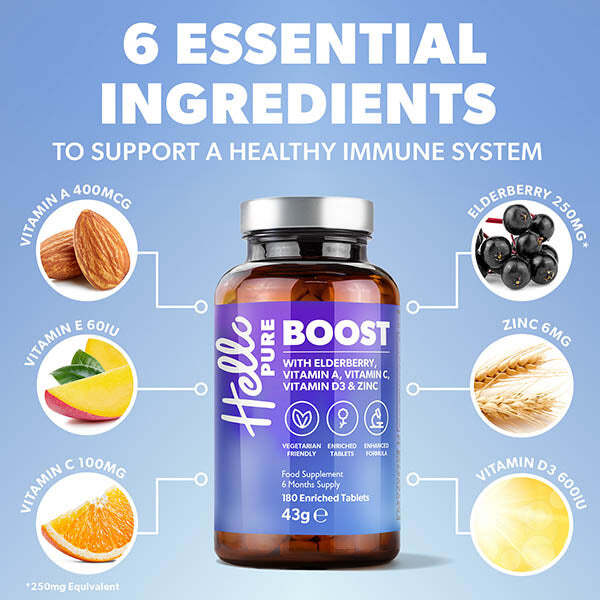 Hello Pure Boost | Immune System Multivitamins | x 180