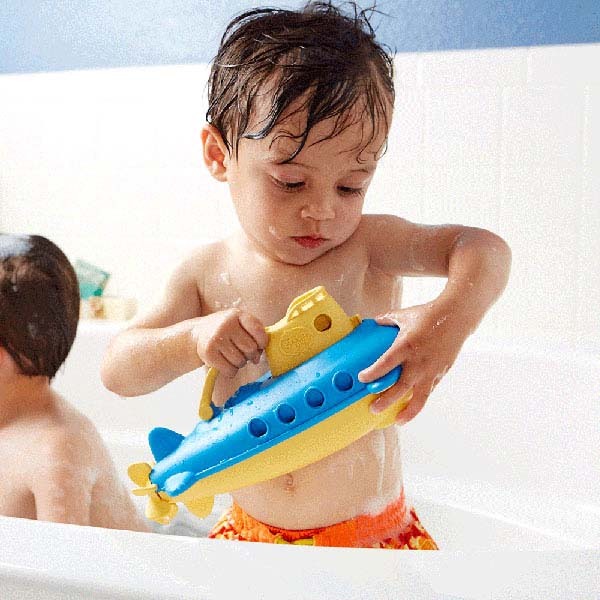 Green Toys Yellow Handle Submarine