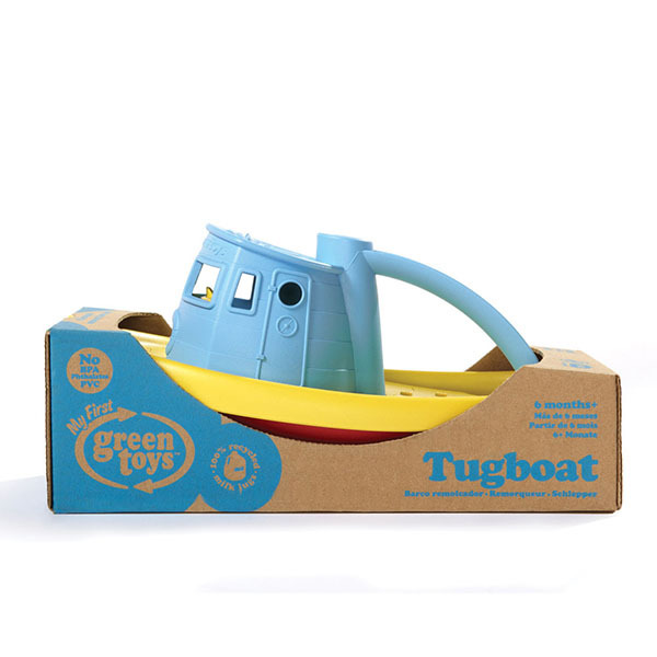 Green Toys Blue Handle Tugboat