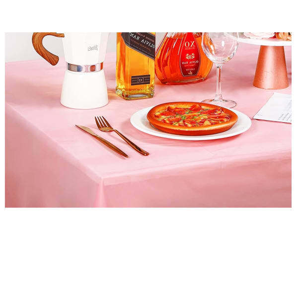 Unique Party Plastic Plain Tablecloth