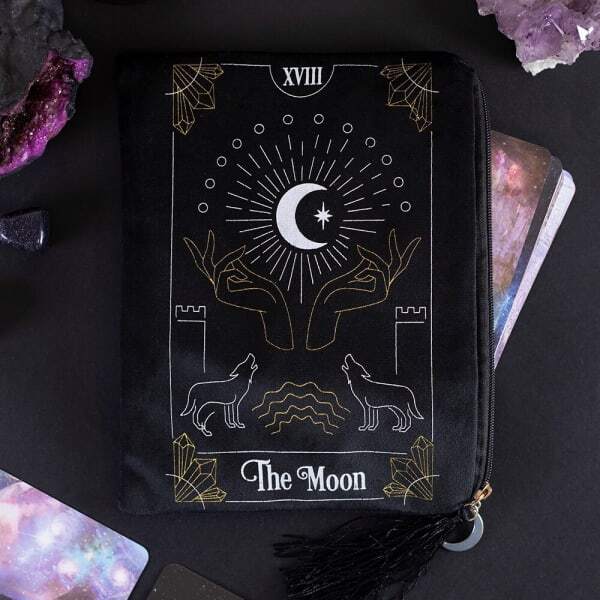 Something Different The Moon Tarot Cards Zipper Pouch