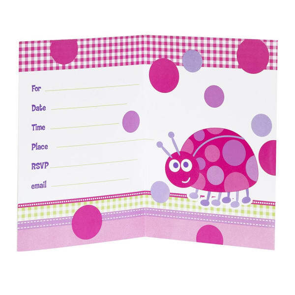 Unique Party Ladybird 1st Birthday Party Bags (Pack of 8)