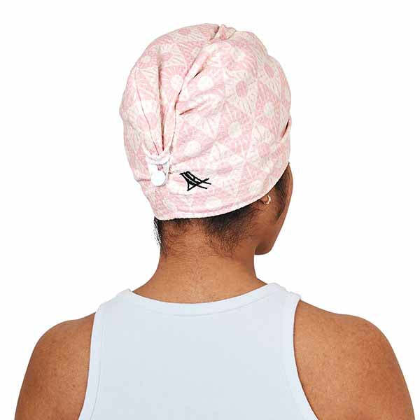 Dock & Bay Quick Dry Waffle Hair Wrap - Diamond Pink